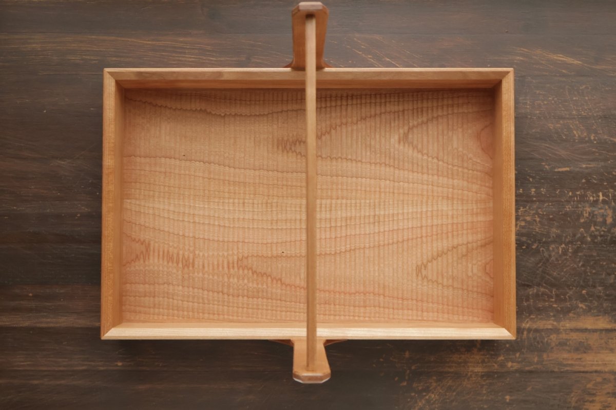 画像3: 箱盆持ち手付（制作依頼）　/　ふるいともかず (3)