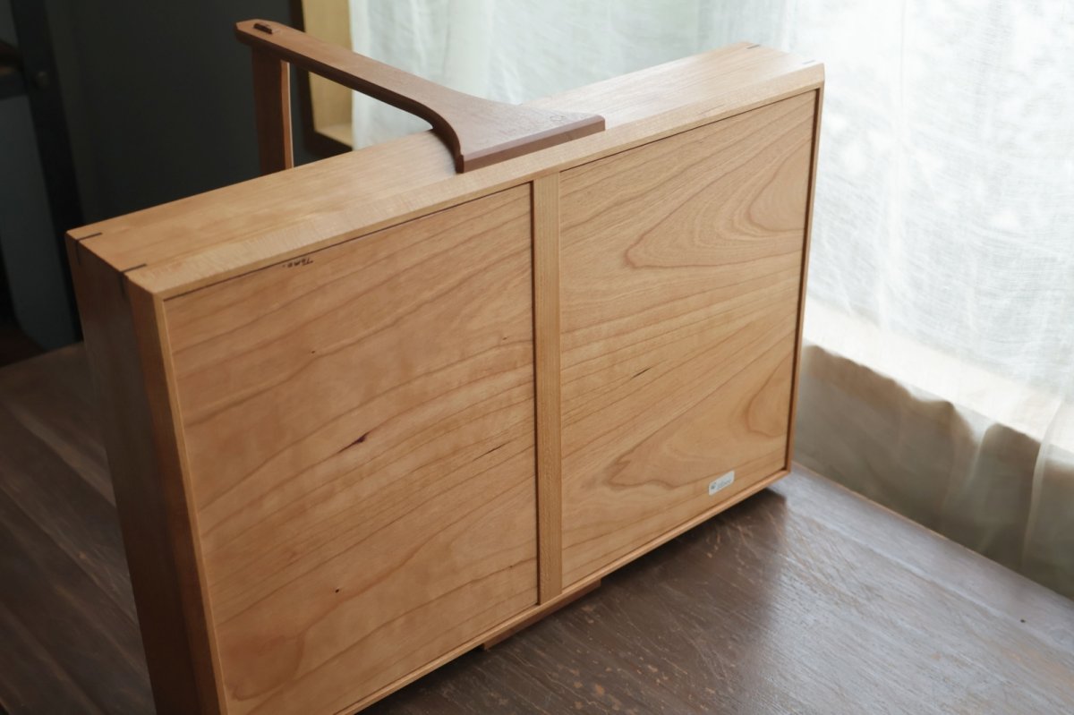 画像4: 箱盆持ち手付（制作依頼）　/　ふるいともかず (4)