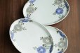 画像3: 色絵（鉄）花唐草楕円皿　/　清水なお子