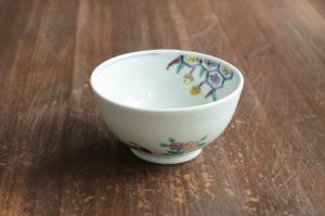 画像1: 色絵飯碗粟鶉文　/　清水なお子