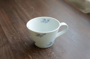 画像1: 葉文散らしマグカップ　/　清水なお子