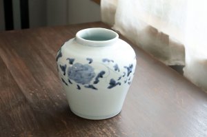 画像1: 花器牡丹唐草　/　清水なお子