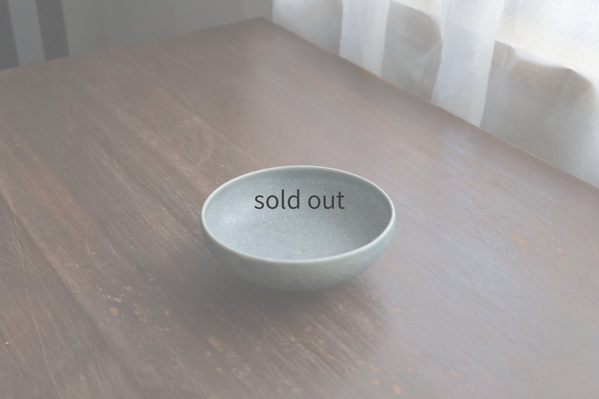 画像1: マル鉢（小）blue　/　結城　彩 (1)