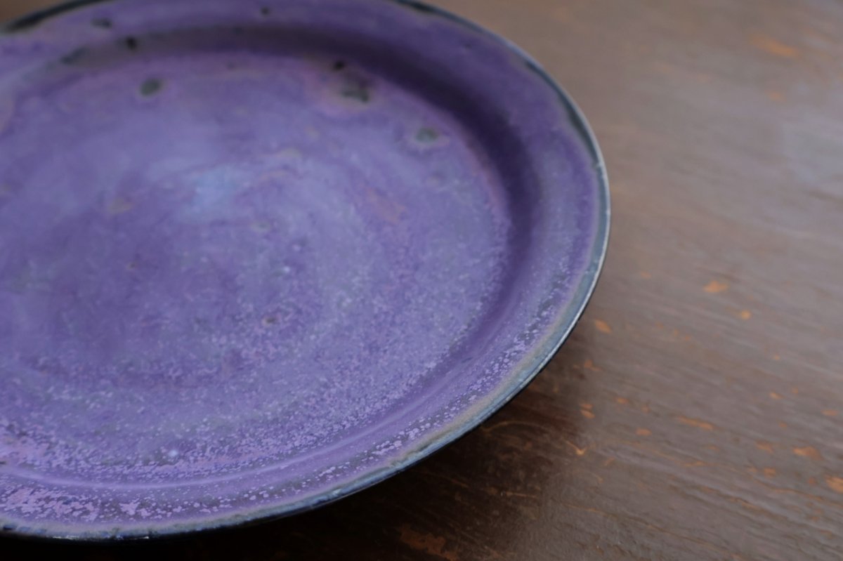 画像4: シンリム皿  紫　/　結城　彩 (4)