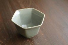 画像4: 薄墨6角輪花鉢(小)　/　土井善男 (4)