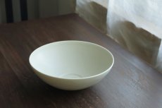 画像1: 緑白釉6寸鉢　/　土井善男 (1)