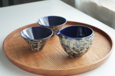 画像8: 透かし模様ルリ片口(小)　/　土井善男 (8)