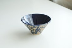画像1: 透かし模様ルリ杯　/　土井善男 (1)