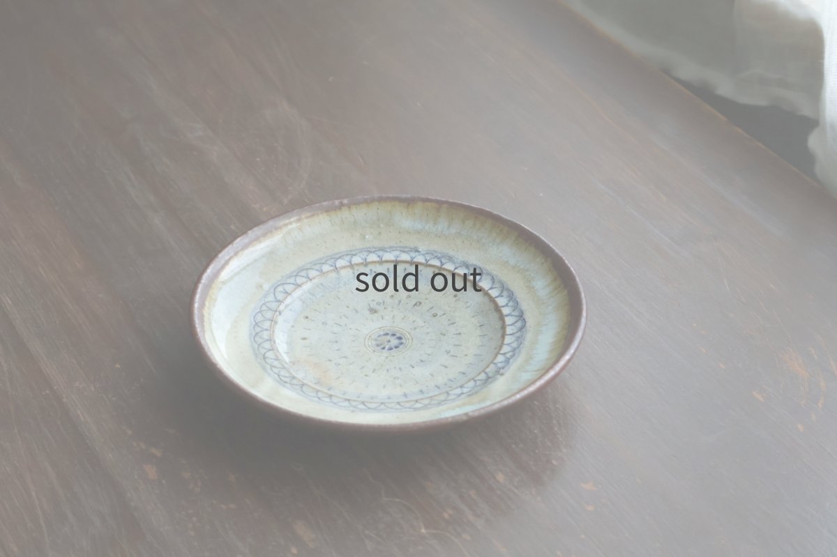 画像2: 小皿　印花（中）　/　福井一伯 (2)