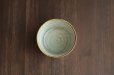 画像2: スープ鉢　印花　緑灰釉　鉄　/　福井一伯 (2)