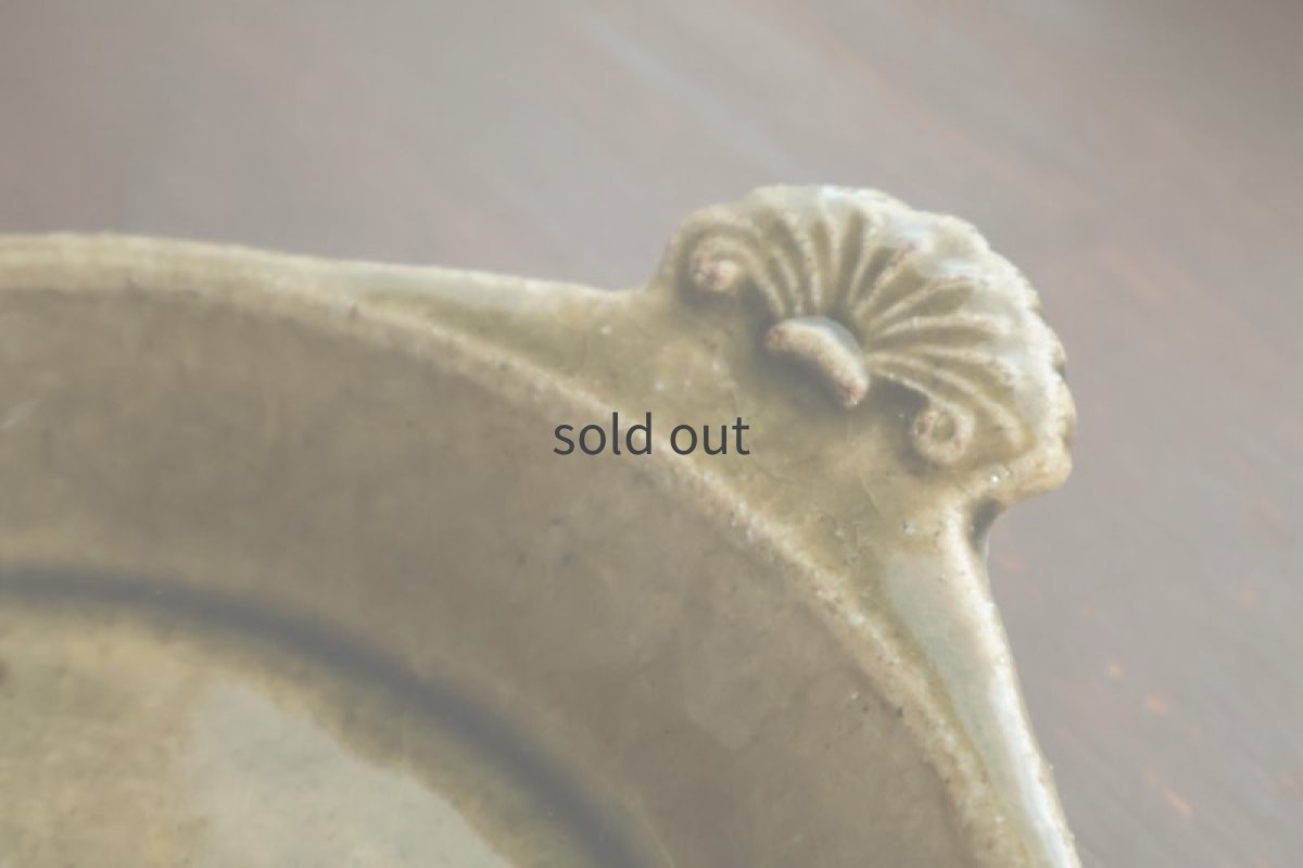 画像4: 耐熱丸皿貝耳（M）薄アメ　/　服部克哉 (4)