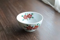 画像1: 色絵桜飯碗　/　樋山真弓 (1)
