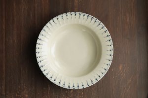 画像1: 生成レース文スープ皿　/　稲村真耶