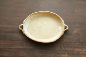 画像2: 耐火オーバルパン（M）白　/　石渡磨美