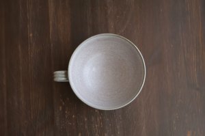 画像2: 鳩羽釉（紫マット）スープカップ　/　見野大介