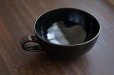 画像1: 梟釉（焦茶マット）スープカップ　/　見野大介 (1)