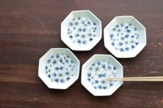 画像1: 菊花八角皿SS　/　村山朋子 (1)
