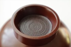 画像5: 時代椀　赤（カバ）弁柄拭漆　/　名古路英介 (5)