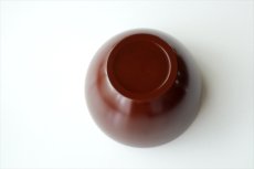 画像4: ボウル（大）赤（カバ）弁柄拭漆　/　名古路英介 (4)