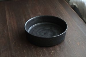 画像1: 鉄釉　ドラ鉢　/　額賀円也