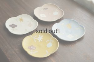 画像1: 花形小皿　/　MACARON 沖澤真紀子