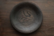 画像3: 栗の拭漆皿φ300　拭漆（クリ）　/　酒井桂一 (3)