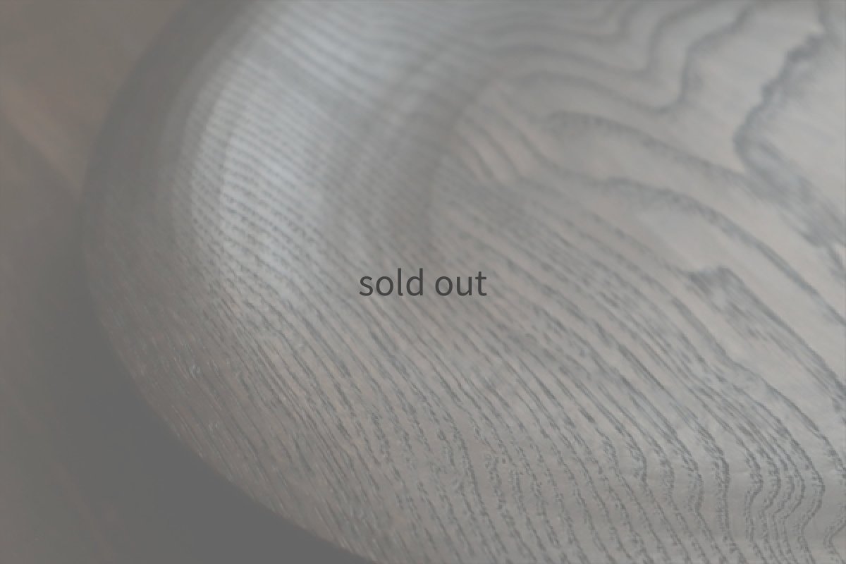 画像6: 栗の拭漆皿φ300　拭漆（クリ）　/　酒井桂一 (6)