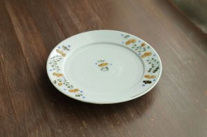 画像2: 色絵枇杷唐草6寸リム皿　/　清水なお子