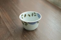 ダミ花鉄絵唐草小鉢　/　清水なお子