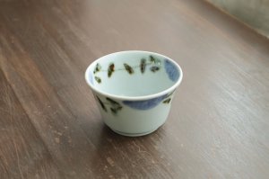 画像1: ダミ花鉄絵唐草小鉢　/　清水なお子