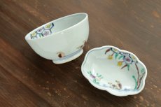 画像6: 色絵粟鶉文楕円輪花皿（小）　/　清水なお子 (6)