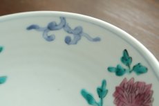 画像4: 色絵牡丹文6寸浅鉢　/　清水なお子 (4)