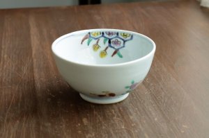 画像1: 色絵飯碗粟鶉文　/　清水なお子