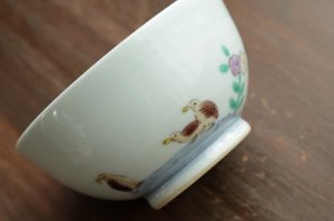 画像2: 色絵飯碗粟鶉文　/　清水なお子