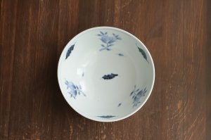 画像2: 桃に蝙蝠6寸鉢　/　清水なお子