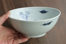 画像7: 桃に蝙蝠6寸鉢　/　清水なお子 (7)