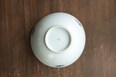 画像3: 桃に蝙蝠6寸鉢　/　清水なお子 (3)