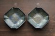 画像8: 隅切鉢　濃青　/　内村宇博