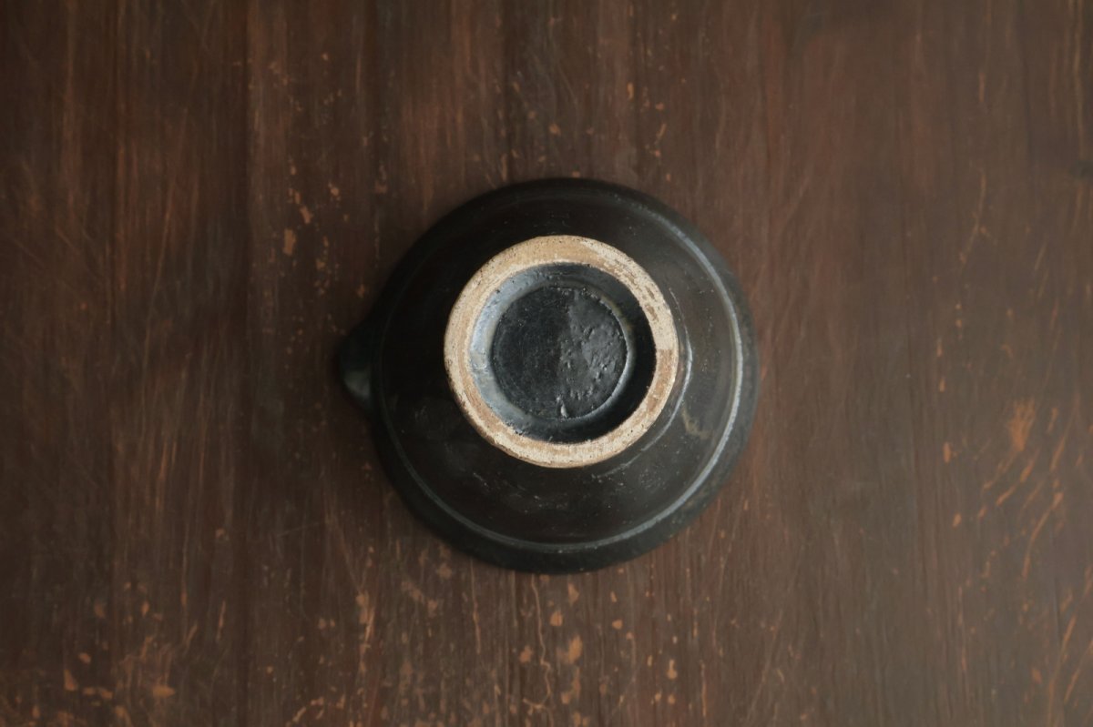 画像4: 黒釉　すり鉢4寸　/　八木橋昇 (4)