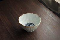 花唐草しのぎ鉢　/　山口利枝