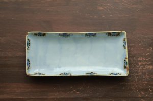 画像1: 花文長角皿　/　山口利枝