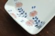 画像5: 色絵菊唐草四方皿（ピンク・オレンジ）　/　清水なお子 (5)