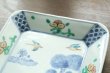 画像4: 色絵花鳥文四方皿　/　清水なお子 (4)