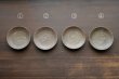画像11: 長石釉白茶　4寸皿　/　安達健 (11)