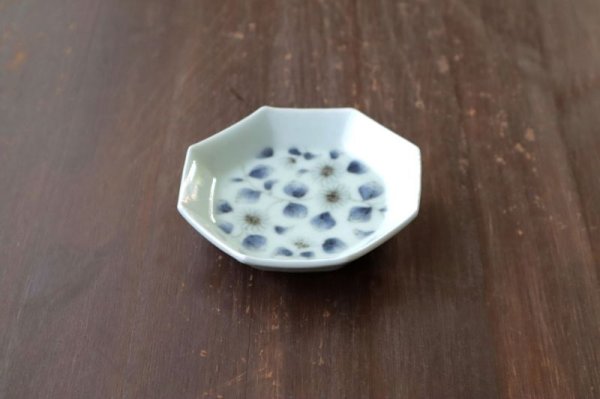画像3: 菊花八角皿SS　/　村山朋子 (3)