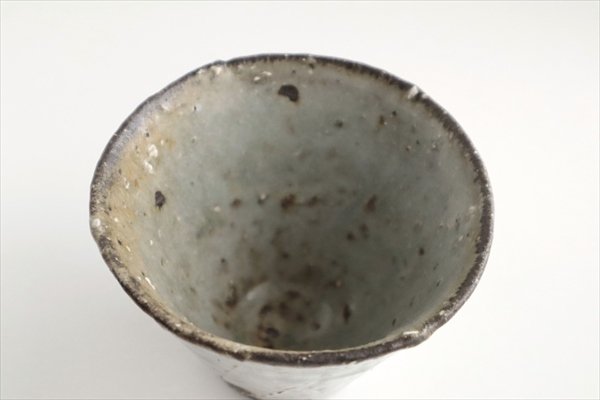 画像4: 粉引平湯呑み　/　大隅新 (4)