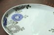 画像6: 色絵（鉄）花唐草楕円皿　/　清水なお子 (6)
